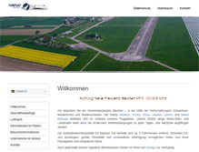 Tablet Screenshot of flugplatz-bautzen.com